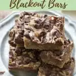 Chocolate Blackout Bars