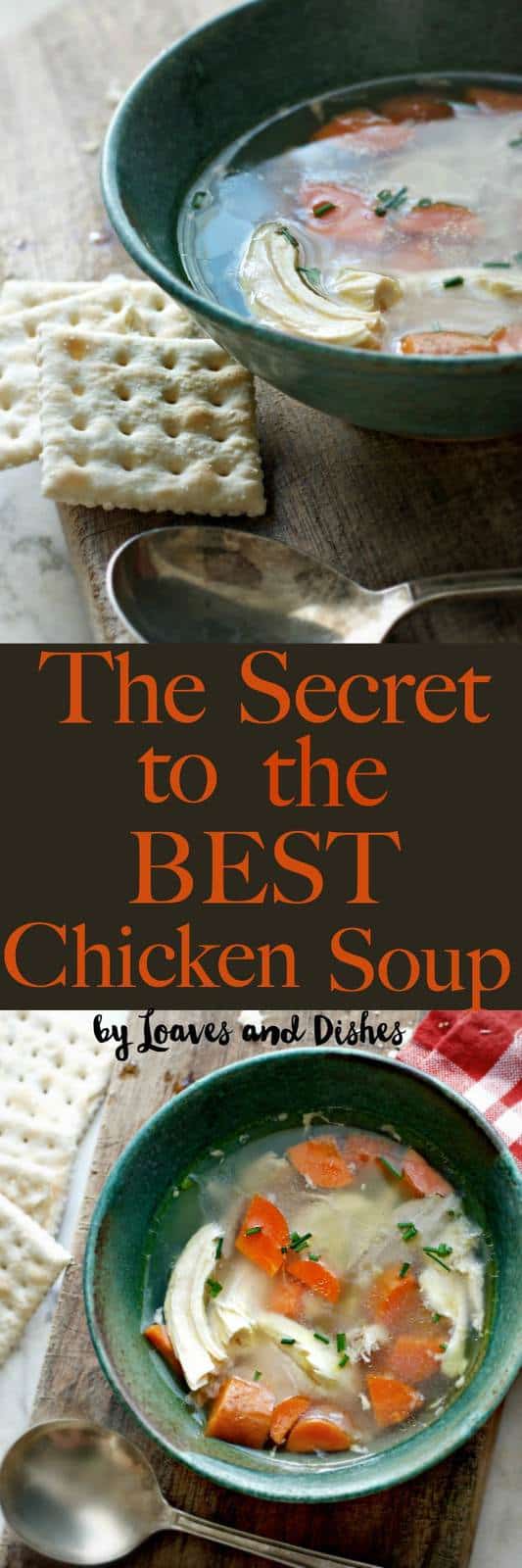 The best homemade from scratch recipe for healthy delicious easy chicken soup ever made.