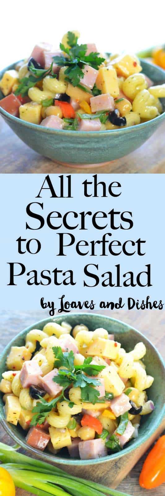 Easy Healthy Greek like Pasta Salad made with whatever you have or WANT! Creamy, Ranch, Classic, cold, caprese or any summer pasta salad you can dream up. Try Mediterranean, mexican, vegan - they are all in your reach with this how to post.