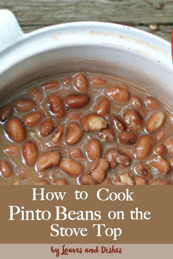 This post for how to cook pinto beans on the stove top is the perfect old fashioned southern healthy way to cook a pinto bean. You'll be thanking your stars, Pioneer Woman and Paula Deen for high fives into flavortown.