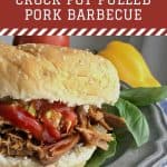 Lexington Style Crock Pot Pulled Pork Barbecue