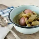 A photo of Southern Green Beans and new potatoes