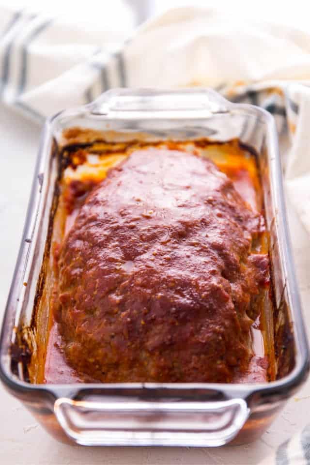 The baked taste easy meatloaf