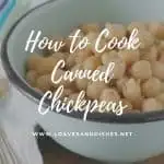 How to Cook Canned Chickpeas