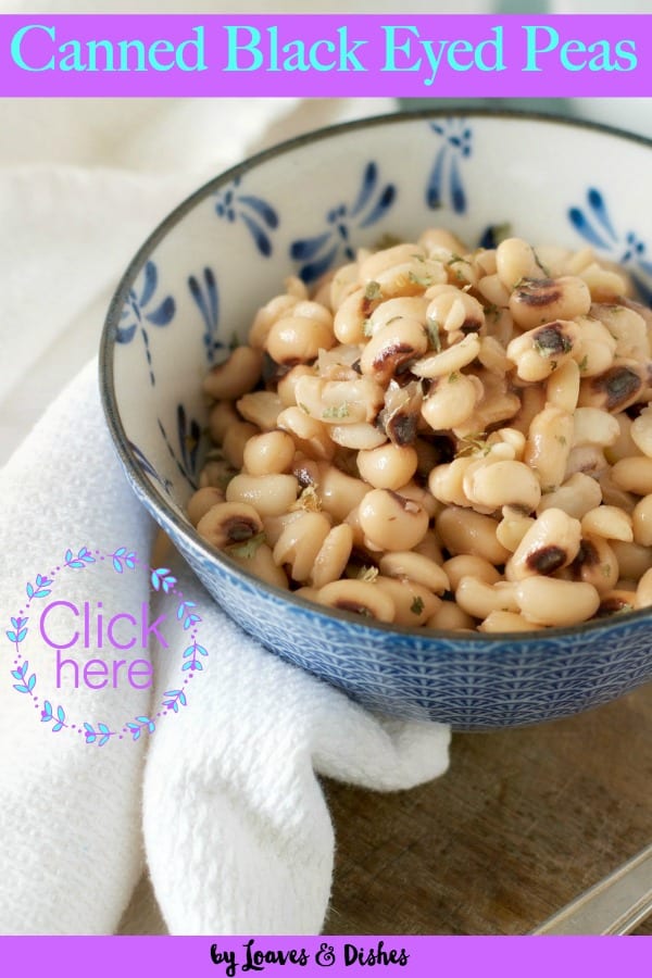 This is a recipe for how to cook canned black eyed peas. It's easy and ready in minutes. Tastes like the deep south and almost better than home made. Like something you would find on PIoneer woman or Paula Deen #blackeyedpeas #howtocookblackeyedpeas #newyearsrecipes #recipes #greatwithgreens