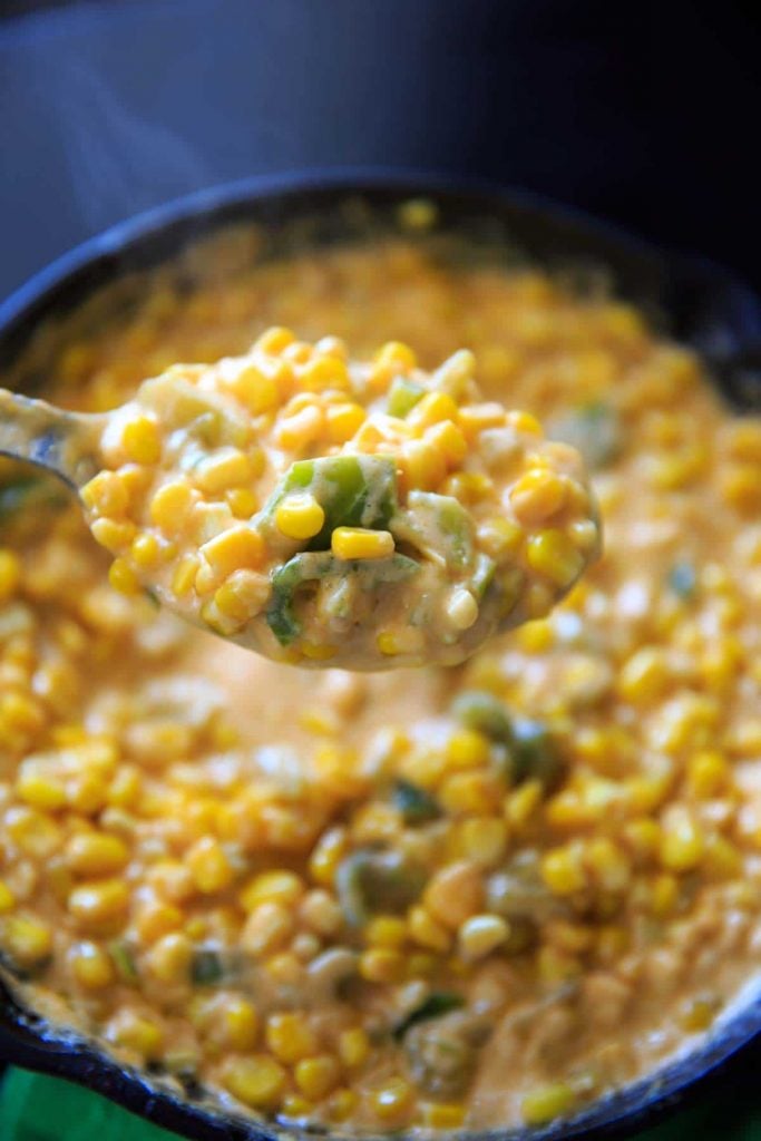 A photo of spicy hot corn dip