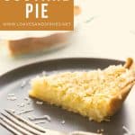 Coconut Custard Pie