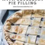 How to Make Blueberry Pie with Blueberry Pie Filling