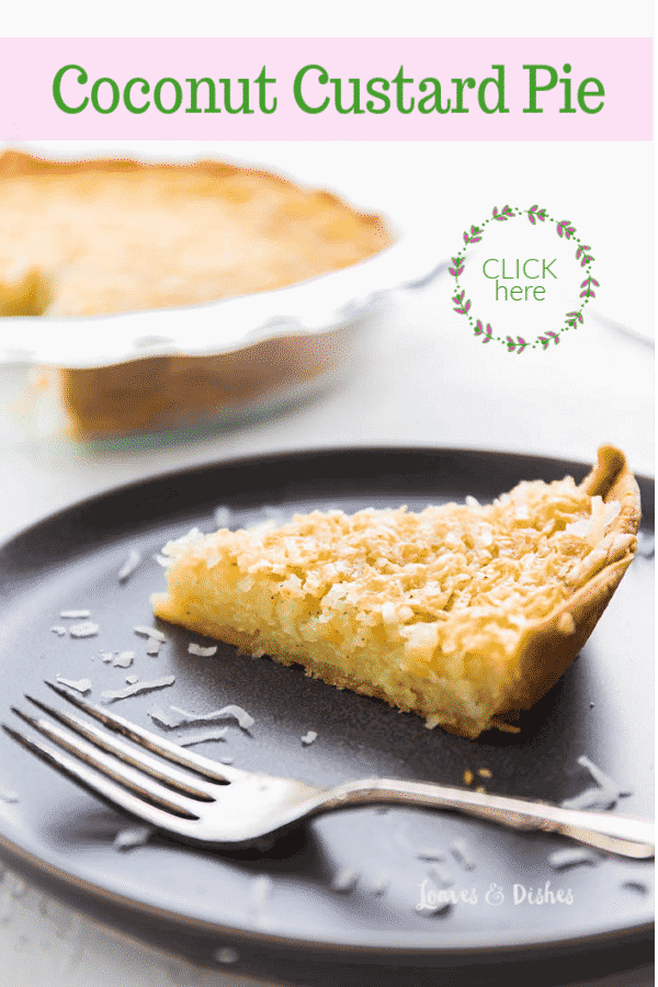 Paula Deen Coconut Cream Pie - French Coconut Pie - A Fork's Tale - Place into the oven and bake, watching carefully so it doesn't burn, until it's golden brown.