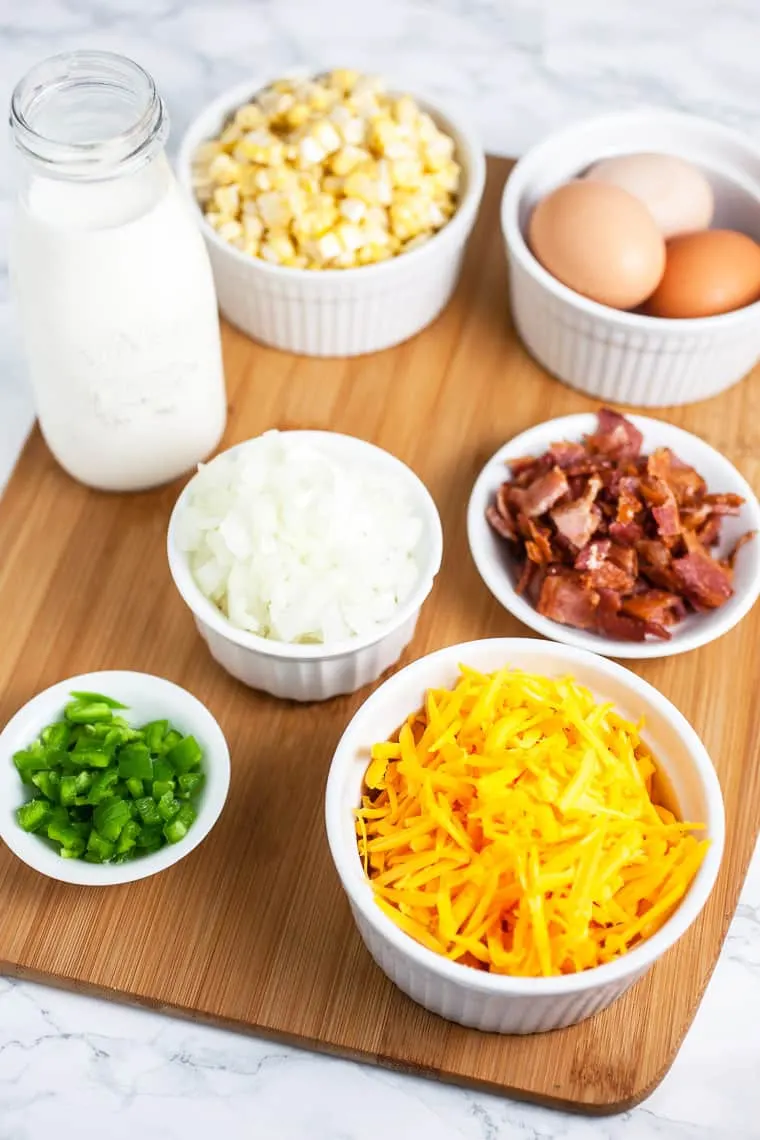 Ingredients for Southern Scalloped Corn