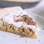 A slice of Cracker Crust Peanut Pie