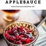 Cranberry Sauce with Applesauce