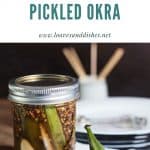 Refrigerator Pickled Okra