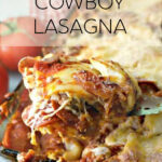 cowboy lasagna pin