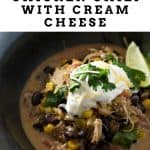 White Chicken Chili with Cream Cheese