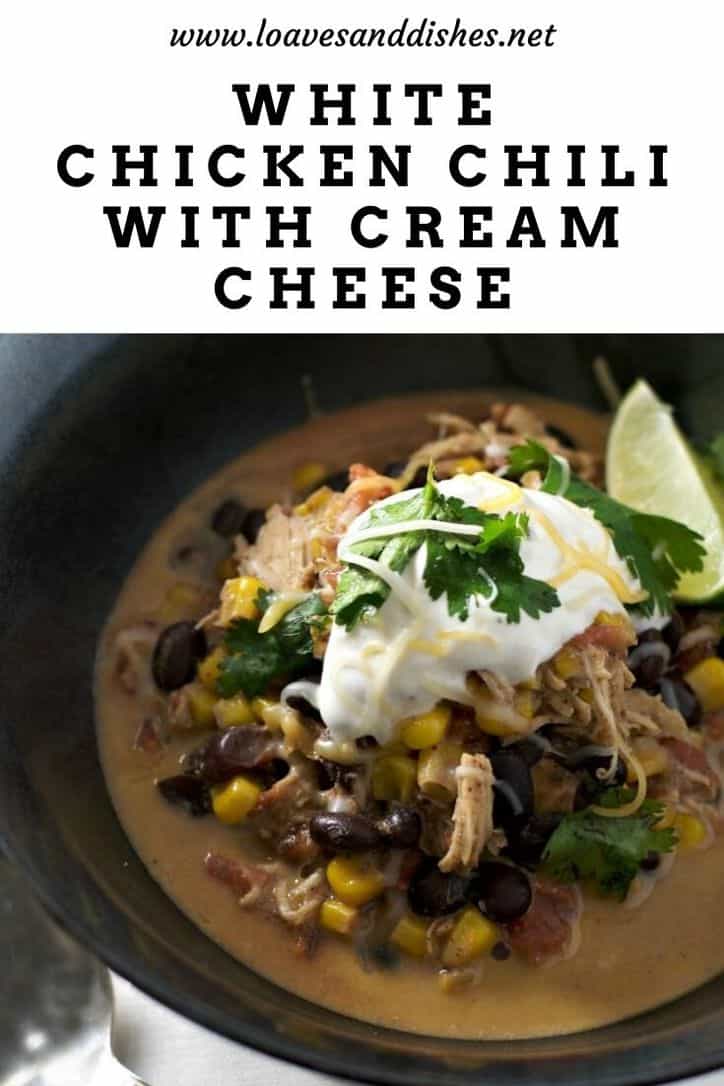 10Minute Prep Crock Pot White Chicken Chili • Loaves and Dishes
