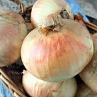 onions in a basket