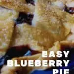 Easy Blueberry Pie