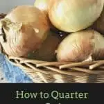 How to Quarter an Onion