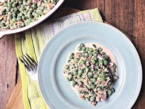 Green Pea Salad With Bacon