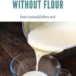 cheese sauce without flour