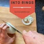 How to Cut an Onion Into Rings