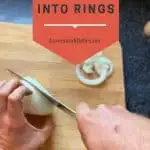 How to Cut an Onion Into Rings