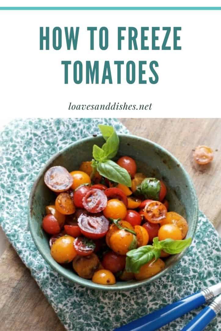 5 Minutes! • How To Freeze Tomatoes • Loaves and Dishes