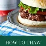 How to Thaw Ground Beef