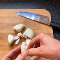 separating onion layers
