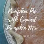 Pumpkin Pie with Canned Pumpkin Mix