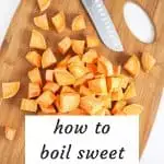 How to Boil Sweet Potatoes