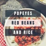 Popeyes Red Beans and Rice