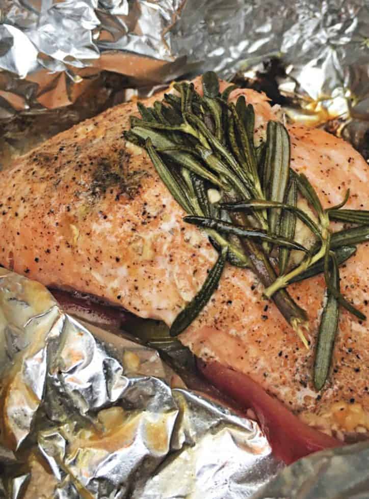 15 minute • Easy Grilled Salmon in Foil • Loaves and Dishes