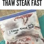 How to Thaw Steak Fast