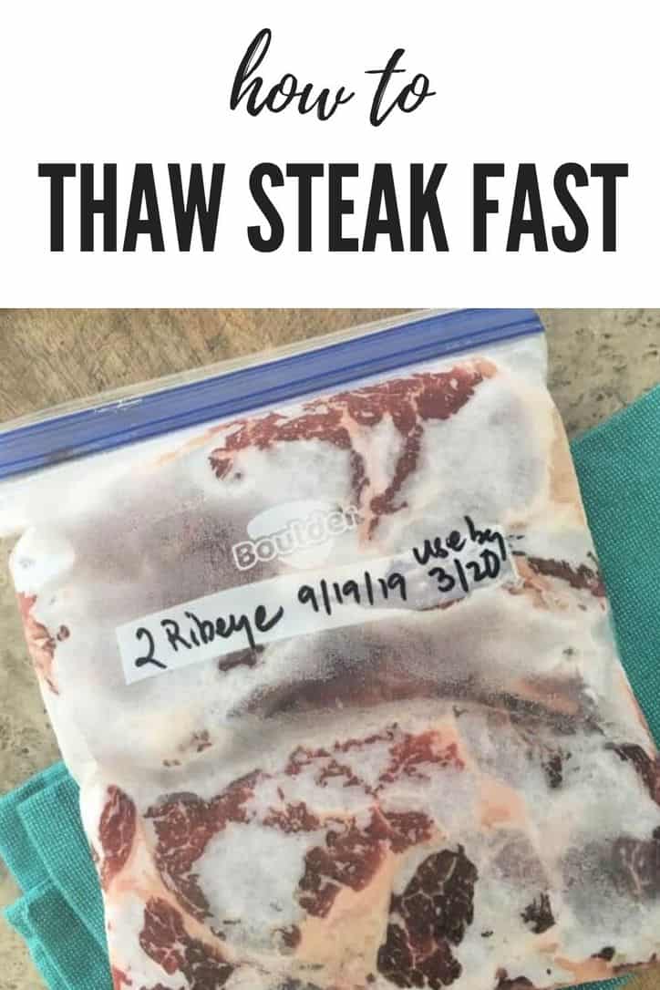 How To Thaw A Steak Fast • Loaves and Dishes