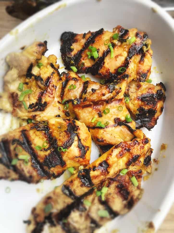 Honey Mustard Curry Chicken Marinade • Loaves and Dishes