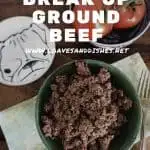How To Break Up Ground Beef