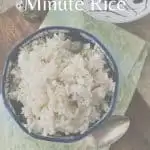How To Cook Minute Rice