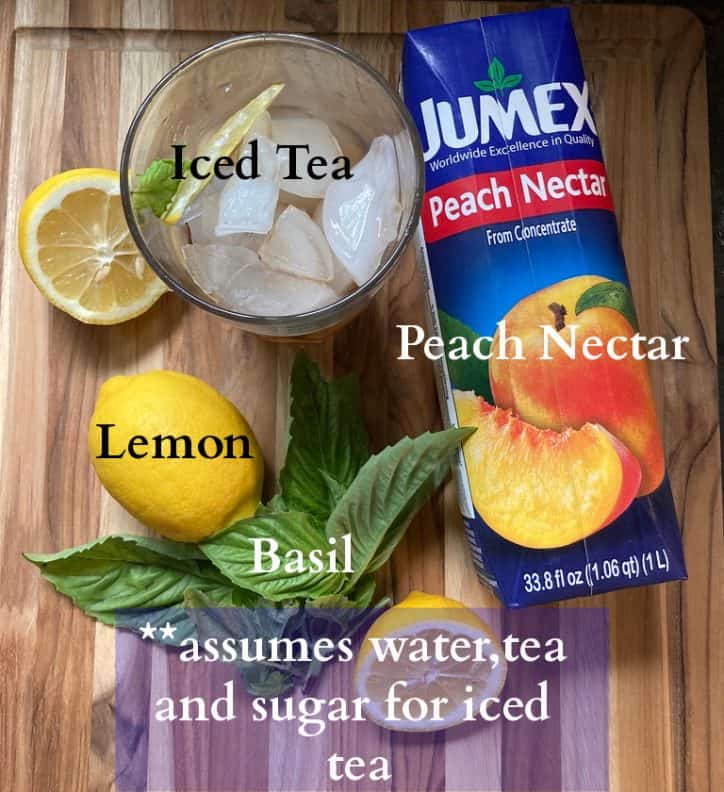 ingredients on a table