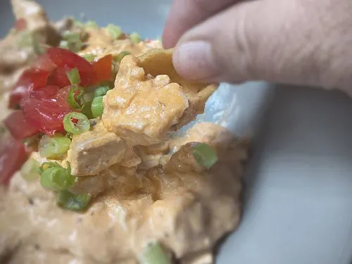 Smoked Buffalo Chicken Dip