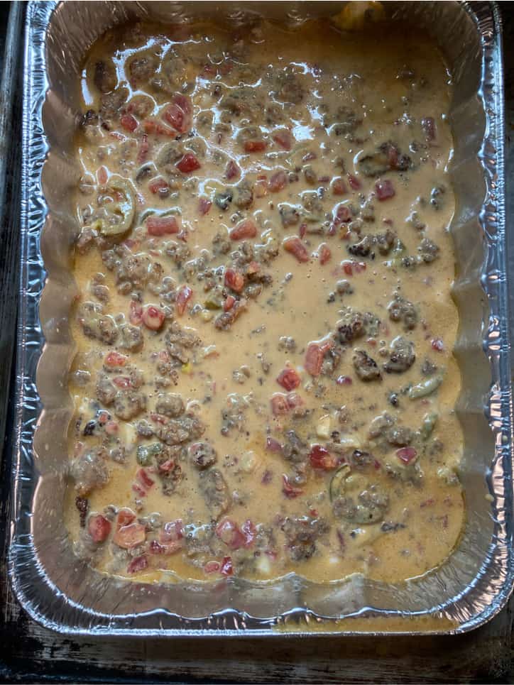 Smoked Chili Con Queso • Loaves and Dishes