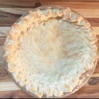easy shortbread pie crust on table