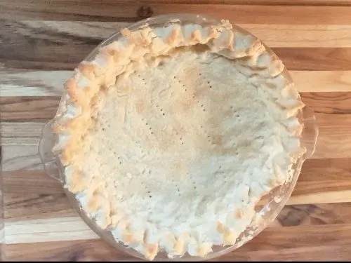 easy shortbread pie crust on table