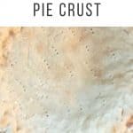 Shortbread Pie Crust