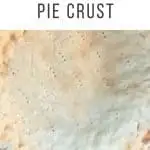 Shortbread Pie Crust