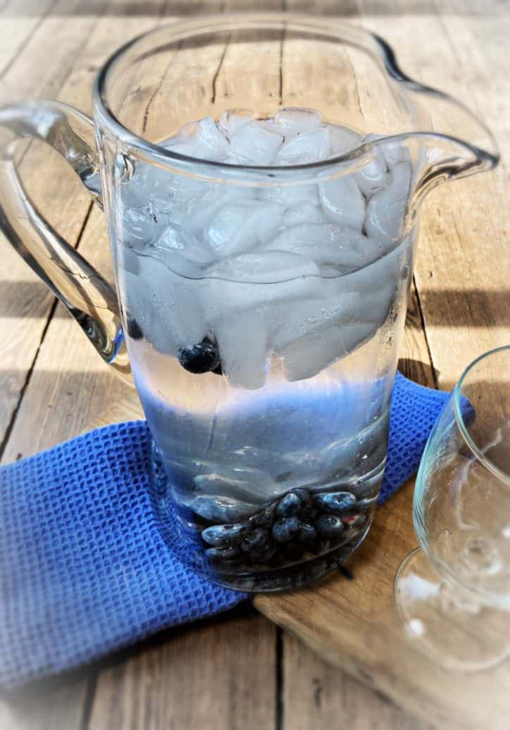 5 Minute • Blueberry Water • Loaves and Dishes