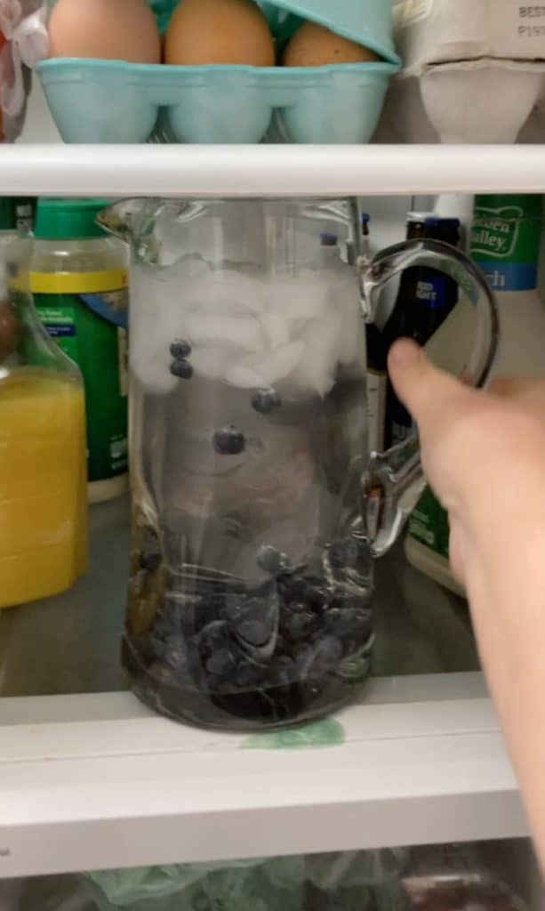 pitcher in fridge