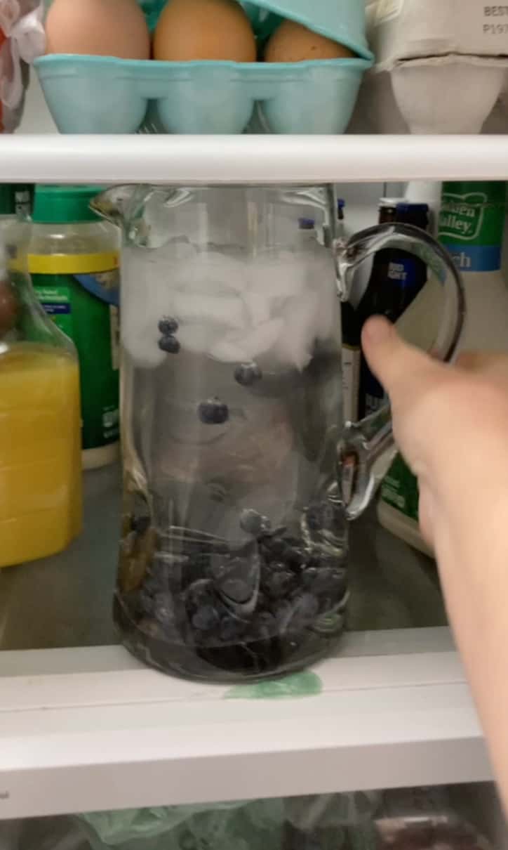 5 Minute • Blueberry Water • Loaves and Dishes