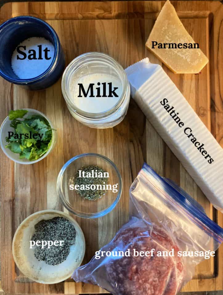ingredients on table